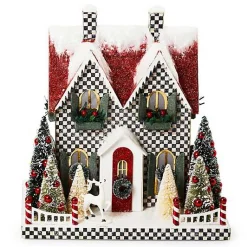 Cozy Christmas Illuminated Paper Cottage