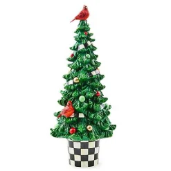 Cozy Christmas Illuminated Cardinal Tree