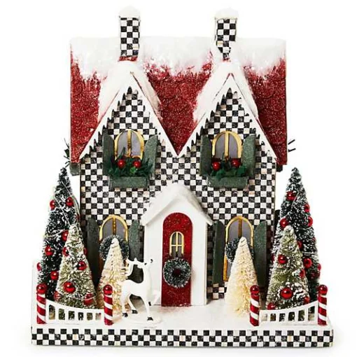 Cozy Christmas Illuminated Paper Cottage