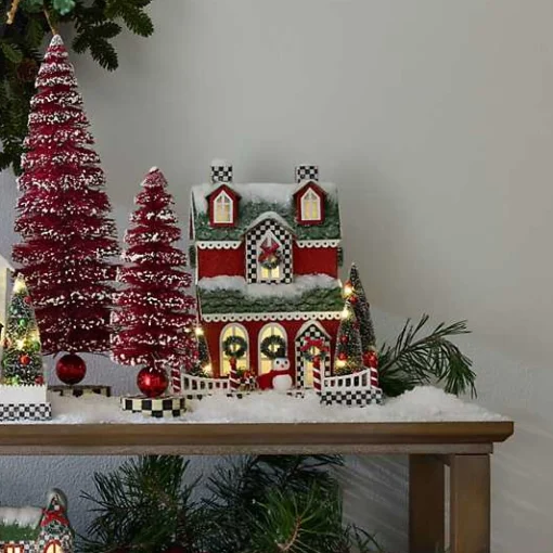 Cozy Christmas Illuminated Paper House