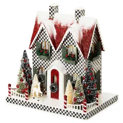 Cozy Christmas Illuminated Paper Cottage