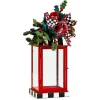 Cozy Christmas Lantern Arrangement
