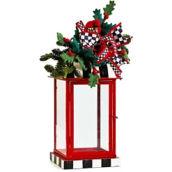 Cozy Christmas Lantern Arrangement