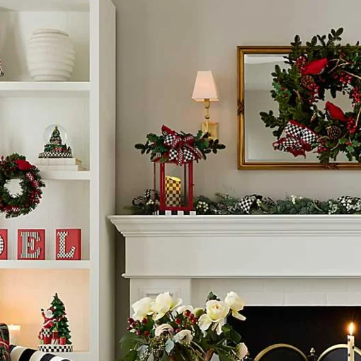Cozy Christmas Lantern Arrangement