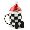 Cozy Christmas Lidded Santa Mug