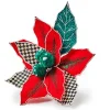 Cozy Christmas Poinsettia Clip