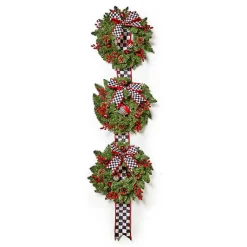 Cozy Christmas Triple Door Wreath