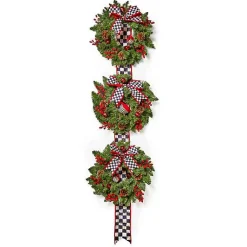 Cozy Christmas Triple Door Wreath