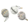 Crystal Palace Beaded Ball Ornaments, Set of 3