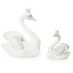 Crystal Palace Embellished Fabric Swan