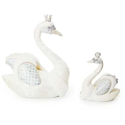 Crystal Palace Embellished Fabric Swan