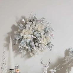Crystal Palace Illuminated White 32 Wreath