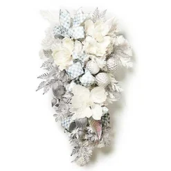 Crystal Palace Illuminated White Swag