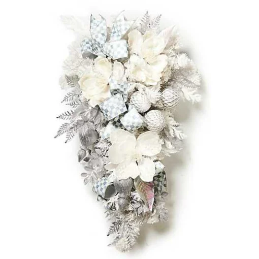 Crystal Palace Illuminated White Swag