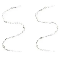 Crystal Palace Mirrored Garland, Set of 2