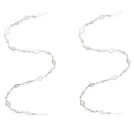 Crystal Palace Mirrored Garland, Set of 2