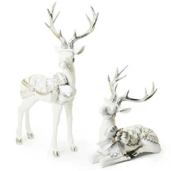 Crystal Palace Resting White Deer