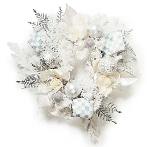 Crystal Palace White Mini 16 Wreath