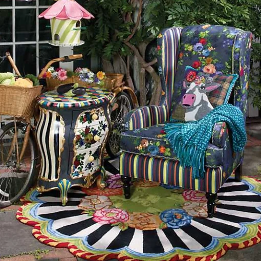 Cutting Garden 6' Round Rug