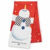 Dancing Snowman Dish Towel