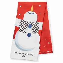 Dancing Snowman Dish Towel