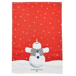 Dancing Snowman Dish Towel