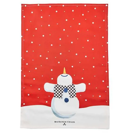 Dancing Snowman Dish Towel