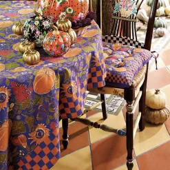 Dark Flower Basket Side Chair
