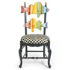Dark Rainbow Fish Chair