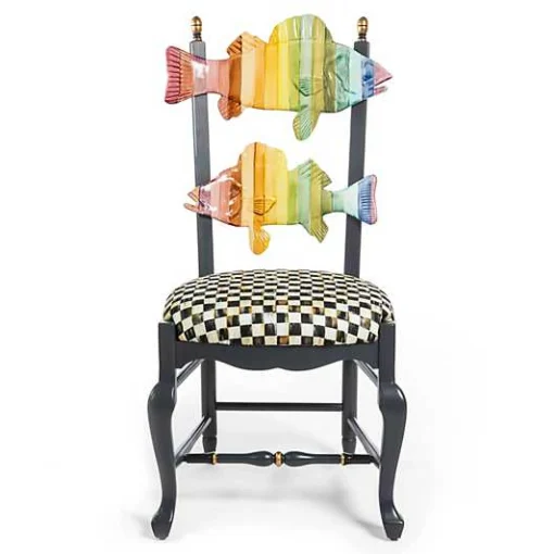 Dark Rainbow Fish Chair
