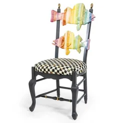 Dark Rainbow Fish Chair