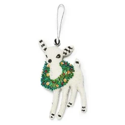 Deary Deer Beaded Ornament