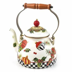Deck the Halls 2 Quart Tea Kettle