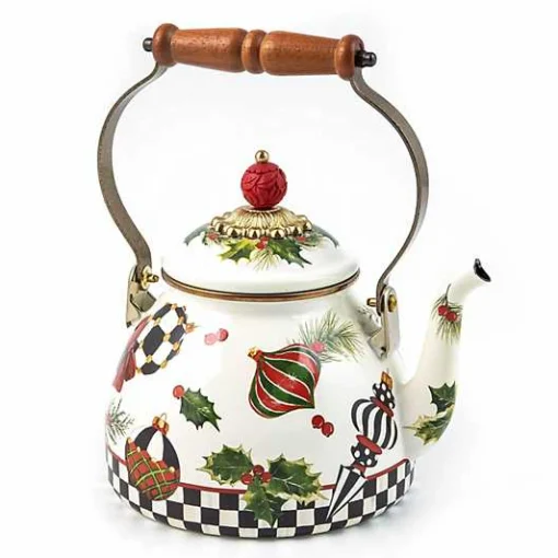 Deck the Halls 2 Quart Tea Kettle