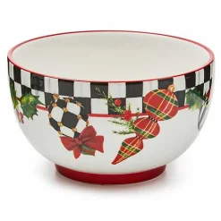 Deck the Halls Breakfast Bowls, Set of 4