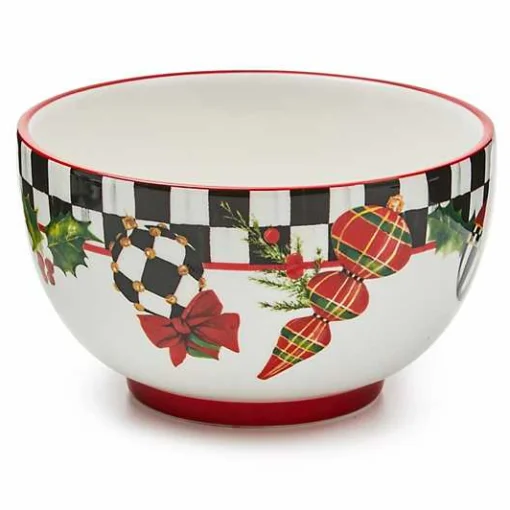 Deck the Halls Breakfast Bowls, Set of 4
