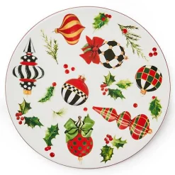 Deck the Halls Round Trivet