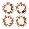 Deck the Halls Salad Plates, Set of 4