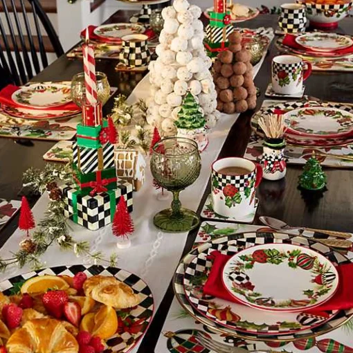 Deck the Halls Salad Plates, Set of 4
