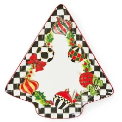 Deck the Halls Tree Serving Platter
