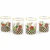 Deck the Halls Tumblers, Set of 4