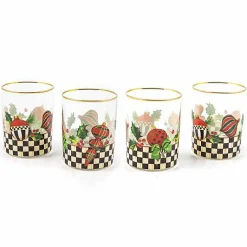 Deck the Halls Tumblers, Set of 4