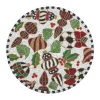 Deck the Halls White Beaded Placemat