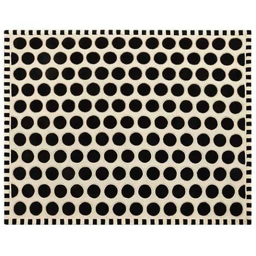 Dots A Lots Rug - Black -  8' x 10'