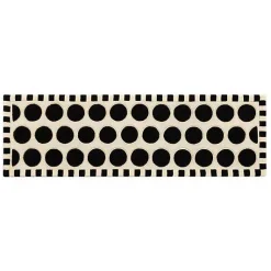 Dots A Lots Rug - Black - 2'6 x 8'