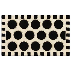 Dots A Lots Rug - Black - 2'3 x 3'9