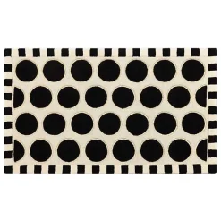 Dots A Lots Rug - Black - 3' x 5'