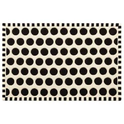 Dots A Lots Rug - Black - 5' x 8'