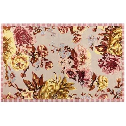 Dusty Rose Floral 5' x 8' Rug