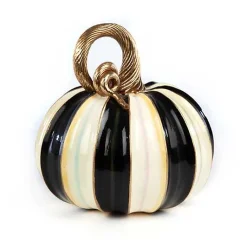 Elegant Stripe Large Pumpkin